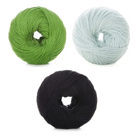 Hilos Algodon Crochet Tejido Amigurumi 50 G Set X 3 Und