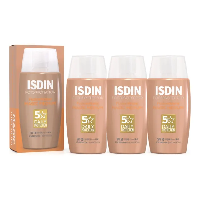 Trio Fotoprotector Fusion Water Color Medium Spf 50+ 50ml