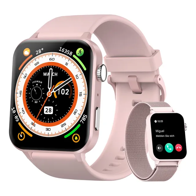 Fitness Tracker, 2024 Smartwatch Para Hombre Qllqx