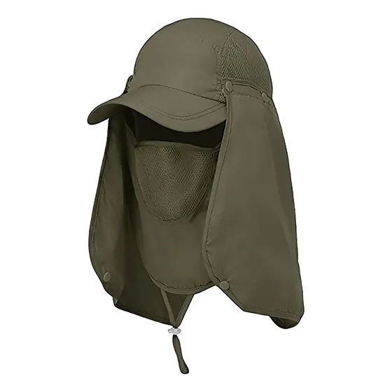 Gorra Prof. Safari Senderismo Camping Pesca P/cuello