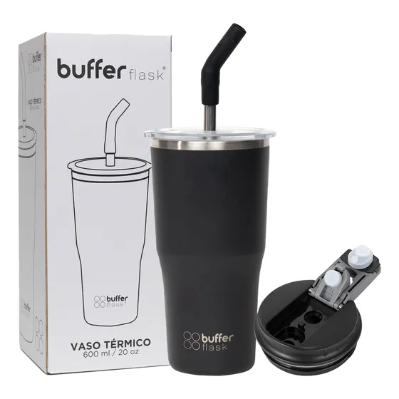 Vaso Termico Mug Termo Agua Cafe 600ml Buffer Flask Inox