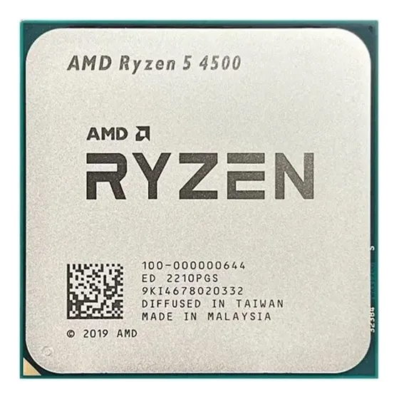 Amd Ryzen 5 4500 Enfriador Sigiloso Wraith Procesador Cpu R5