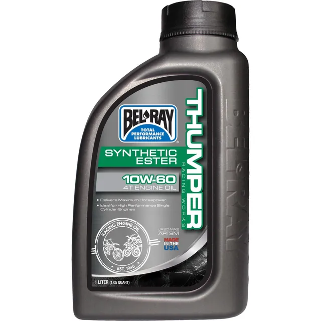 Aceite Bel-ray Works Thumper Sintetico 4t 10w-60 1lt