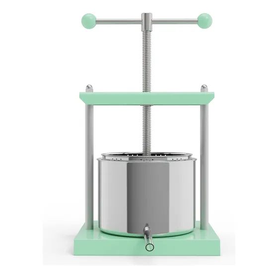 Prensa Manual De Acero Inoxidable Para Vino Y Jugo 6 Litros
