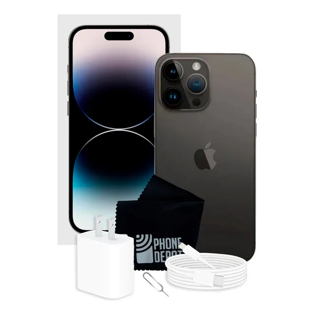Apple iPhone 14 Pro Max 256 Gb Negro Espacial Esim Con Caja Original + Protector Y Mica