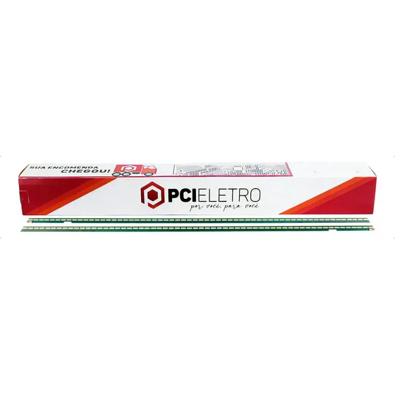 Kit 2 Barras Compatível Com 55Uh615055b Uh645055 Uh603055 Uf680055 Televisão 55 Polegadas Pci Eletroparts