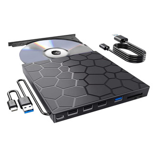 Reproductor Externo De Cd/dvd, Cd/dvd-rom 7 En 1 Usb 3.0 +/- Reproductor Externo De Cd/dvd, Cd/dvd-rom 7 En 1 Usb 3.0 +/-