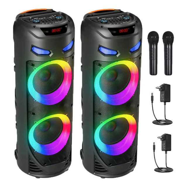 2pcs Altavoces Portátiles De Para Actividades Al Aire Libre
