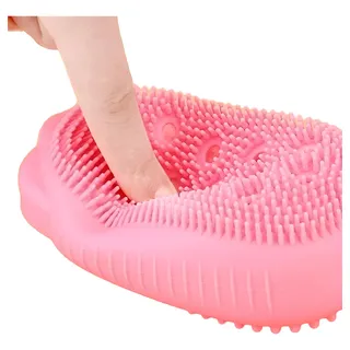 Kit 02 Esponja De Silicone Escova Para Banho Macio 25x7x5cm