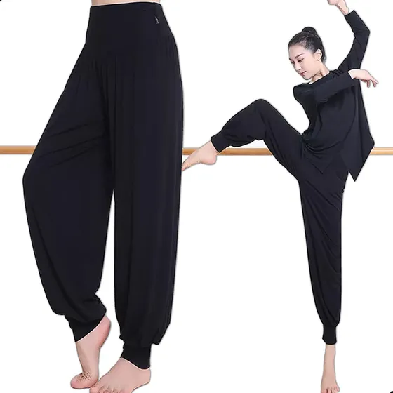 Pants Mujer Yoga Modal Pans Deportivo Baile Pilates Suelto