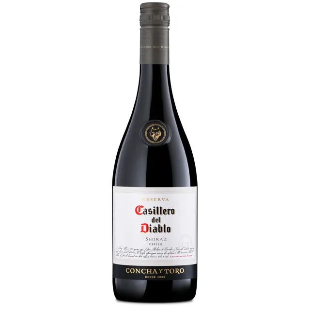 Bodega Shiraz Casillero del Diablo Reserva Concha y Toro SA 750 ml en estuche de cartón