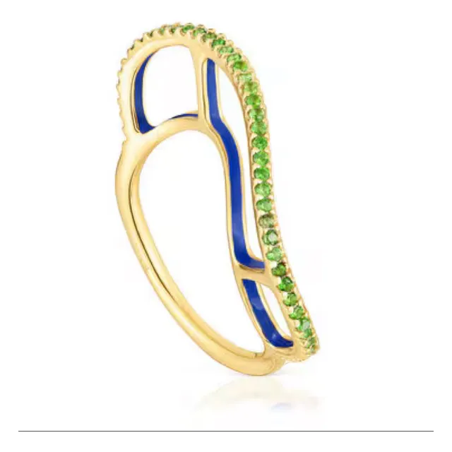 Anillo Tous Original Oro Vermeil