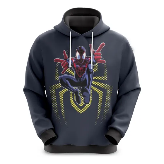 Blusa De Moletom Sublimado Infantil Heróis Aranha