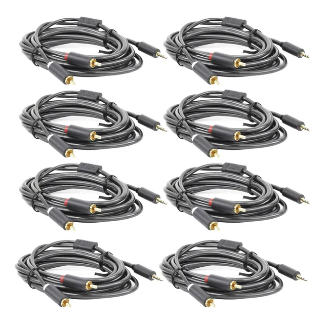 8 Cables Ugreen 3m 3.5mm Rca A 2 Rca Macho Gris 10512