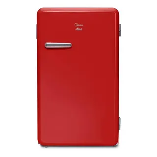 Frigobar RetrĂŽ Vermelho Rubi Midea 220v Frigobar RetrĂŽ Vermelho Rubi Midea 220v