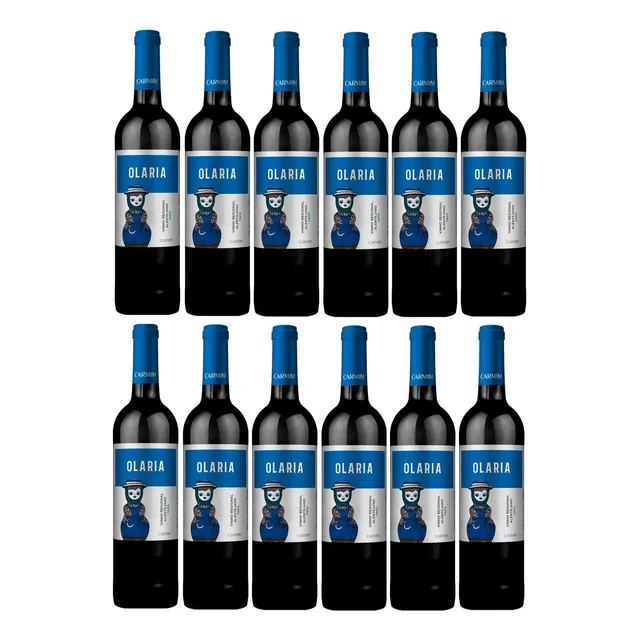X12 Vino Tinto Olaria Botella 750 Ml Importado Premium Trex