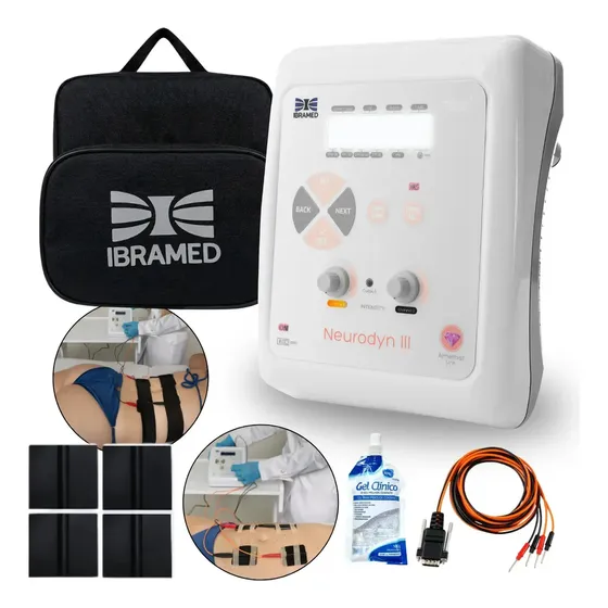 Neurodyn Iii Ibramed Aparelho de Tens Fes Burst Fisioterapia