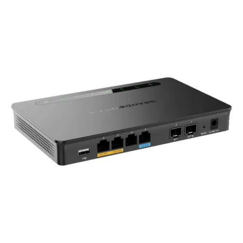 Roteador Gigabit Ubiquiti Edgerouter Er-4-br 4p Rj45 Sfp Cor Preto