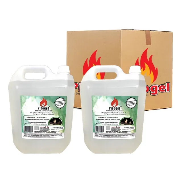 Bioetanol  Pirogel,  Bioetanol Bidón 2 X 10 Litro. 20 Litros