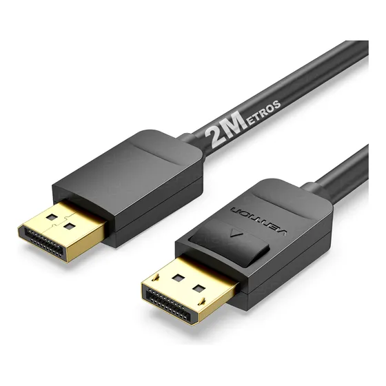 Cabo Displayport 4k 3d 144hz Ultra High Hd 2 Metros Vention