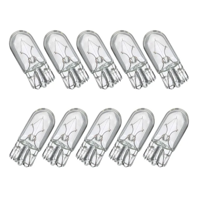 Set 10 Lamparas T10 W5w 5w Piojito Halogenas Kobo 24v Camion