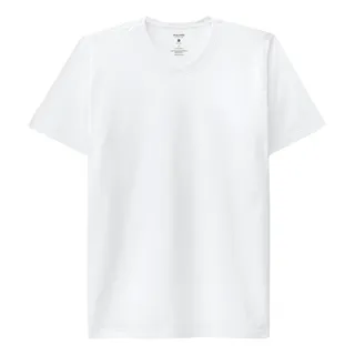 Camiseta BĂĄsica Decote V Masculina Malwee Camiseta BĂĄsica Decote V Masculina Malwee