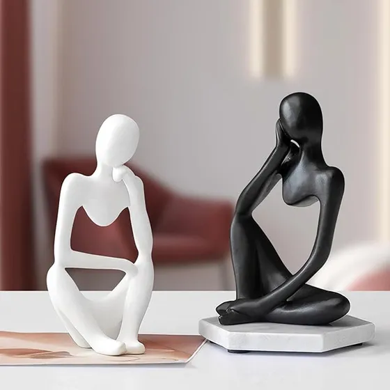 Set X3 Figuras Decorativas Minimalista Estantes Y Hogar