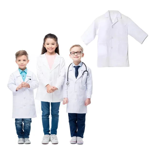 Disfraz De Laboratorio Blanco Para Niños - Doctor Scientist