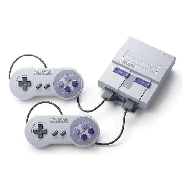 Nintendo SUPER NINTENDO Super NES Classic Edition Mini 512MB Standard color gris y violeta