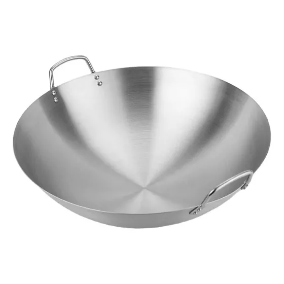 Wok Chino En Acero 50 Cms Con Asa