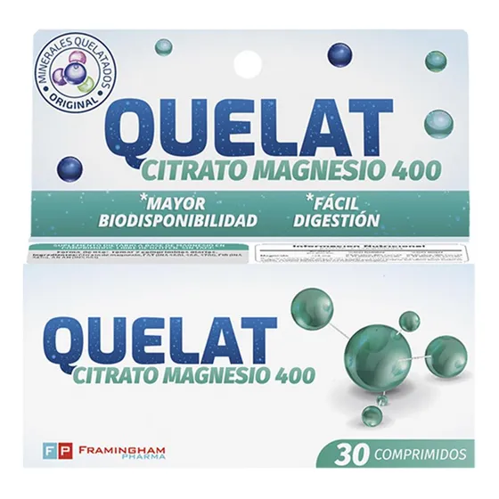 Quelat Citrato De Magnesio 400