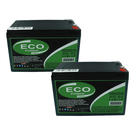 Kit 2 Bateria 12v 16ah Scooter Elétrico Scott S Ottobock Eco Kit 2 Bateria 12v 16ah Scooter Elétrico Scott S Ottobock Eco