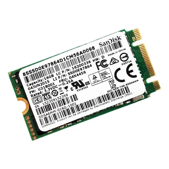 Disco Duro Ssd Lenovo  M.2 2242 16gb 04x4456
