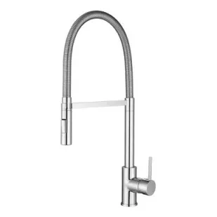 Llave Fregadero Monomando Agua F/c Cuello Flexible Aquaplus