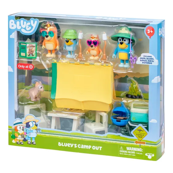 Playset Campamento De Bluey. Multicolor