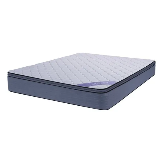 Colchón de resortes Inducol Cauri pillow 2 plazas con pillow top