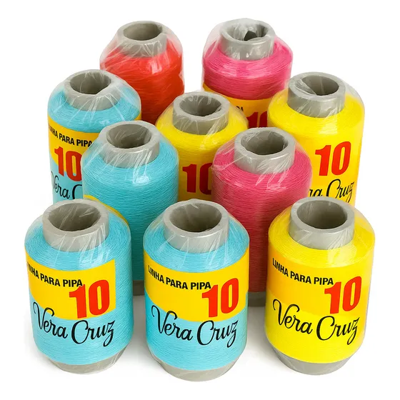 Linha Vera Cruz 1000 Jardas Fio 10 Linha De Pipa Original