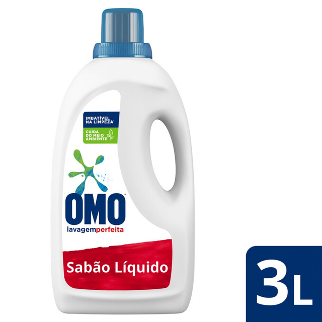 Omo Lavagem Perfeita Sabão Líquido 3l Omo Lavagem Perfeita Sabão Líquido 3l