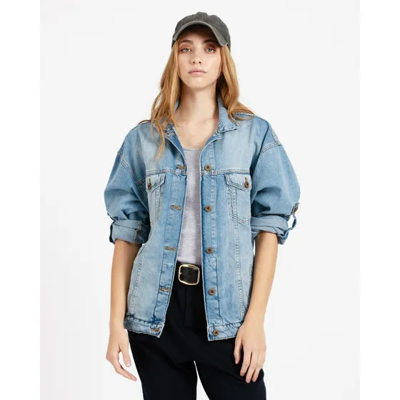 Campera De Jean Oversize Moss Jacket Wanama Oficial