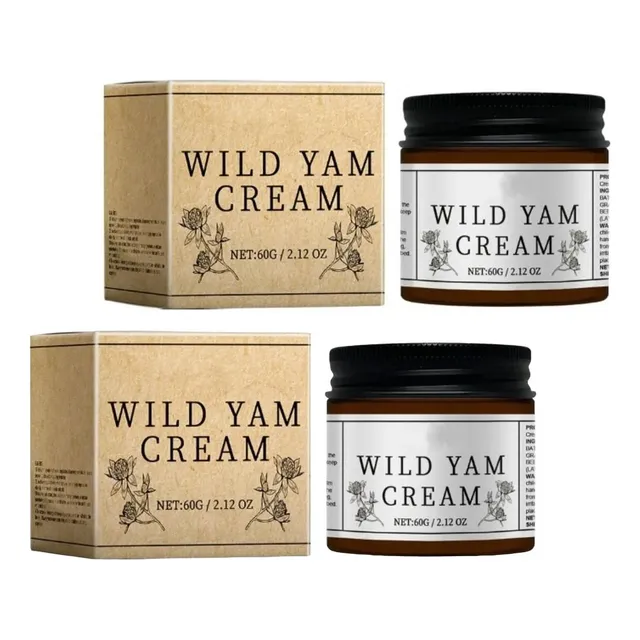 2 Cremas De 60 G Crema Natural De Ñame Silvestre Relief Wild