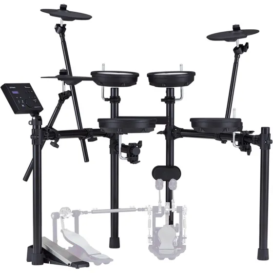 Bateria eletrônica Roland TD 07 DMK com rack mds compact
