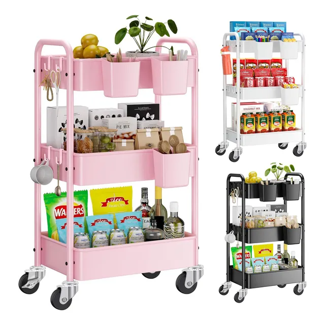 Estante Metalico Anaquel Organizador Muebles Hogar 3 Niveles