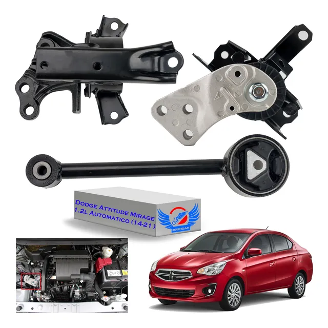 Kit Soportes Dodge Attitude Mirage 1.2l Automatico (14-21 )