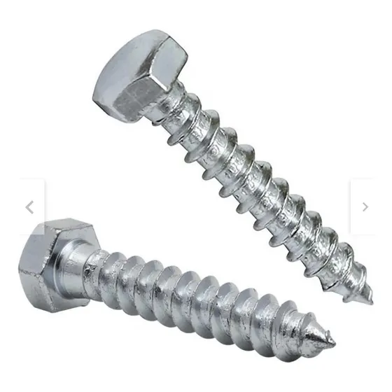 Tirafondo Zincado 1/4-10 X2 (100 Unidades)