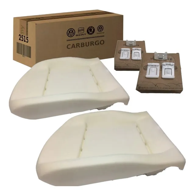 Par De Almofadas Assento +  Kit Bucha Trava Deslize Gol Vw