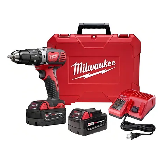 Taladro Atornillador Percutor A Bateria Milwaukee 2607-259a 18v