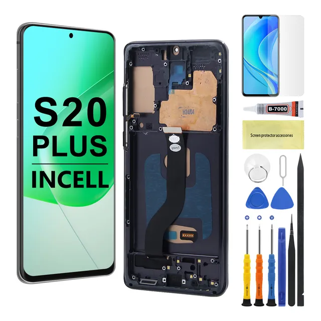 Pantalla Para Samsung S20+ Plus Incell Con Marco G985f G986b