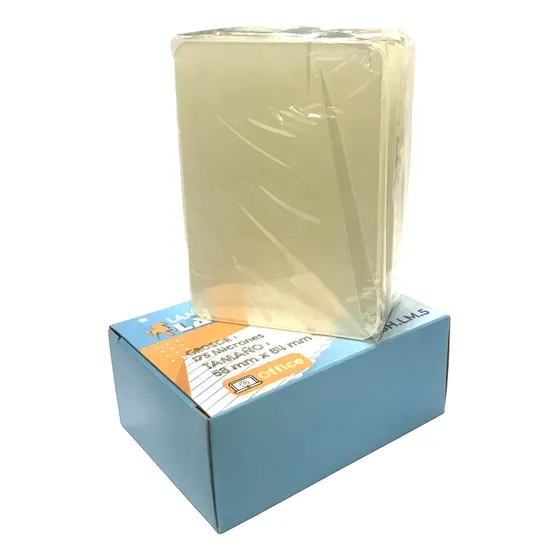 Mica Plastificado 84x58mm (votación) 175mic Caja 100 Plástic