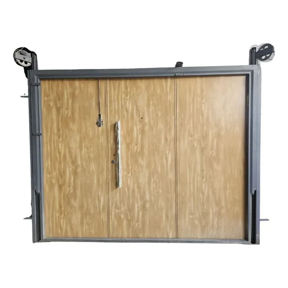 Portón Levadizo Manual Oblak 1900 Innova Pvc Madera Roble