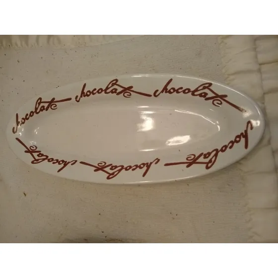 Bandeja De Porcelana - Usada